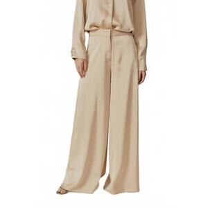 NEW DÈLUC iris wide leg pants in ecru